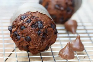 Muffiny s kúskami čokolády recept