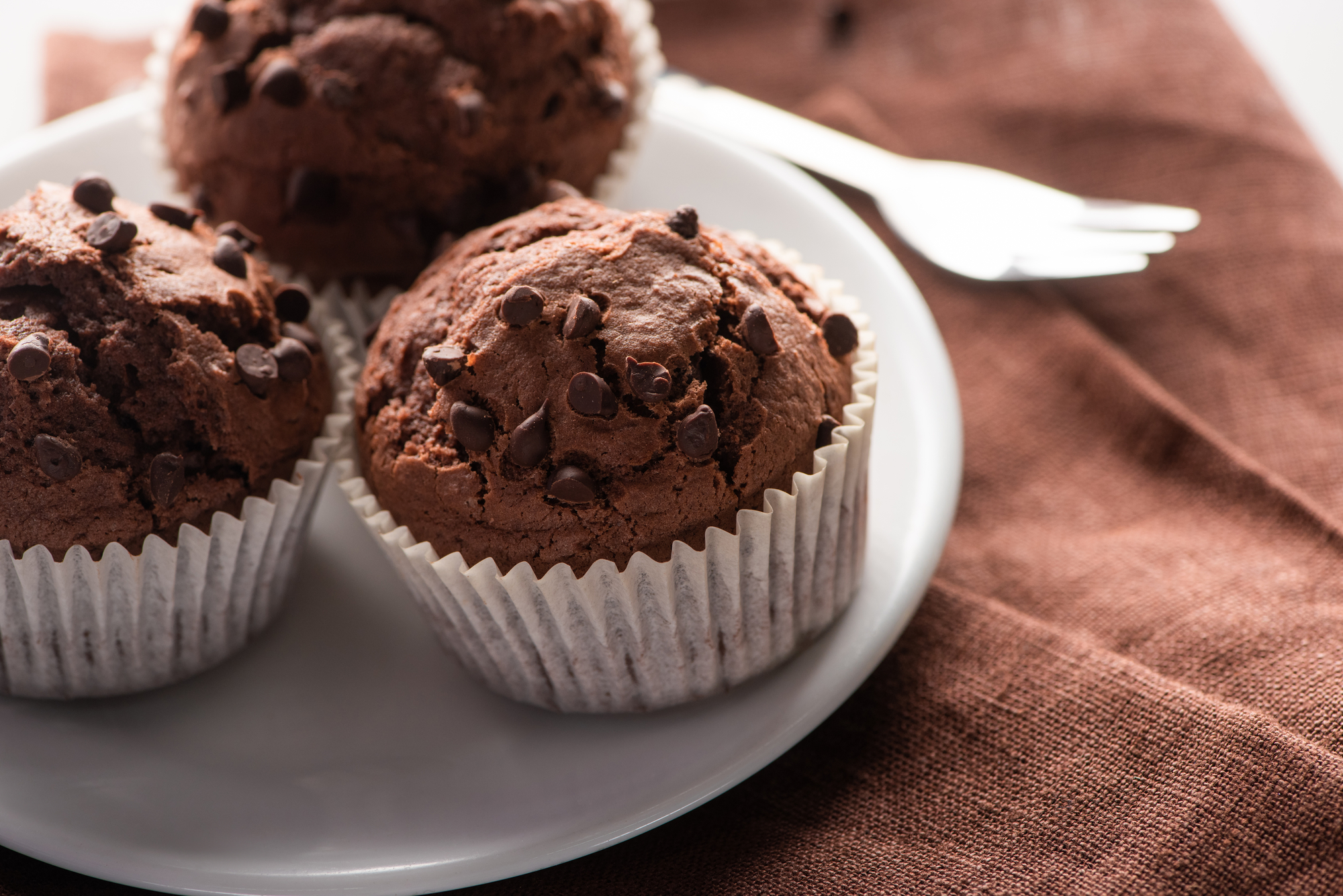 Recept Domáce čokoládové muffiny