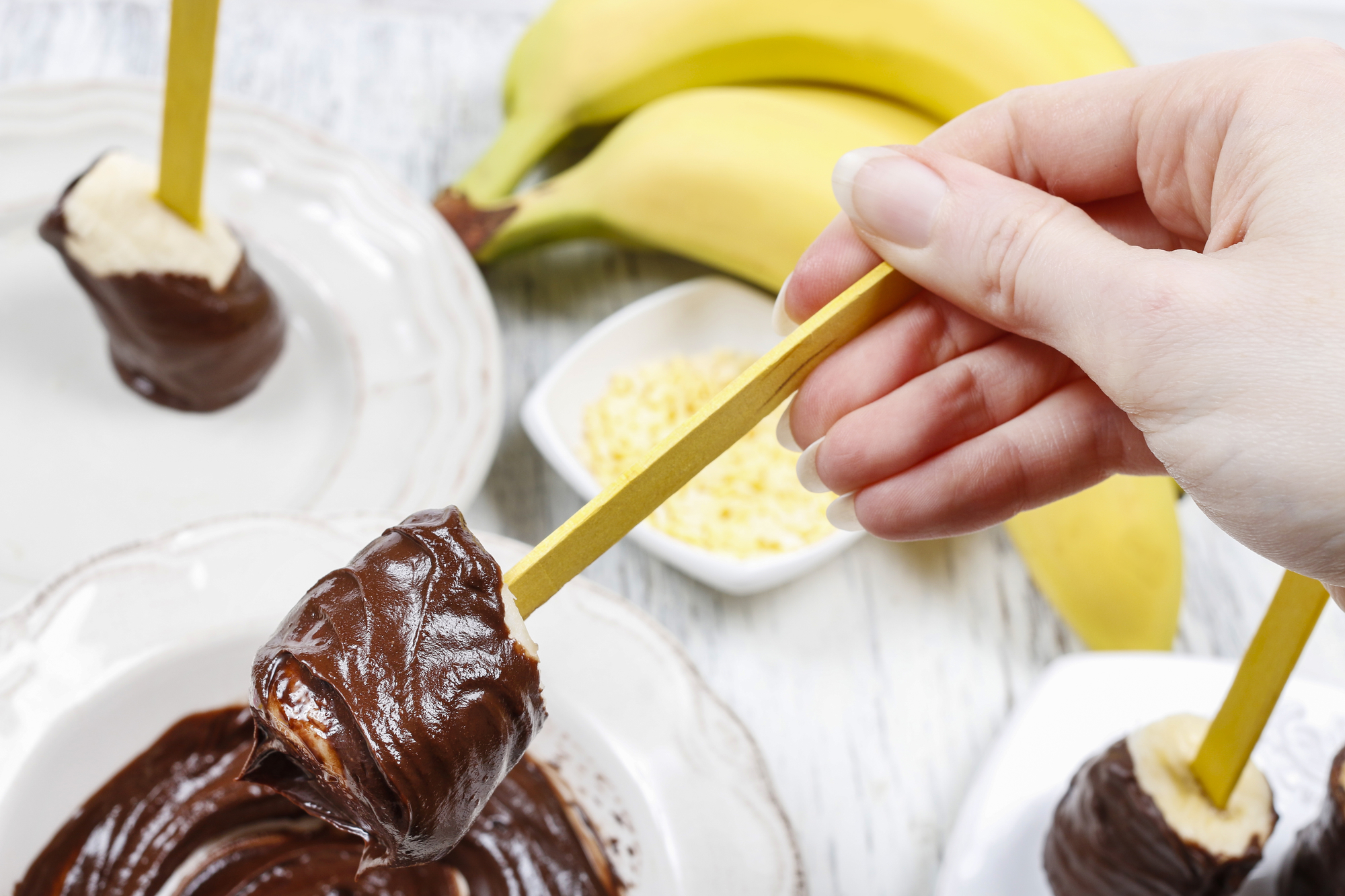 Recept Skvelé banániky v čokoláde