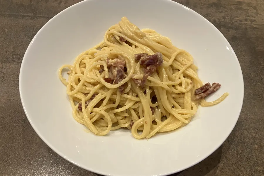 Recept Špagetti carbonara